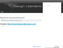Tablet Screenshot of designlibertario.wordpress.com