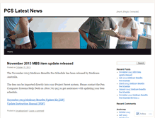 Tablet Screenshot of pencs.wordpress.com