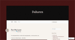 Desktop Screenshot of daharen.wordpress.com