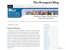 Tablet Screenshot of beauportblog.wordpress.com