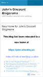 Mobile Screenshot of johnwheatley.wordpress.com
