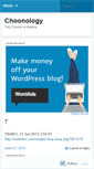 Mobile Screenshot of choonology.wordpress.com