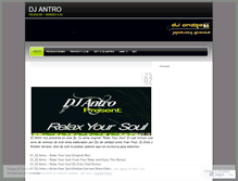 Tablet Screenshot of djantro.wordpress.com