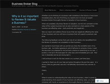 Tablet Screenshot of businessbrokercanada.wordpress.com