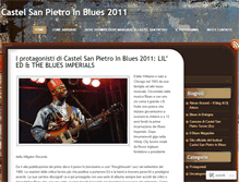 Tablet Screenshot of castelsanpietroinblues.wordpress.com