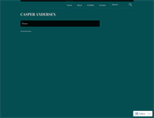 Tablet Screenshot of casperandersen.wordpress.com