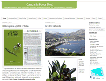 Tablet Screenshot of campaniafood.wordpress.com