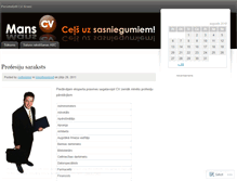 Tablet Screenshot of manscv.wordpress.com