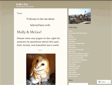 Tablet Screenshot of mollysbox.wordpress.com