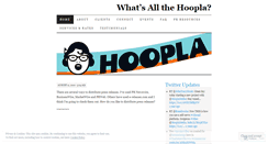 Desktop Screenshot of hooplamedia.wordpress.com