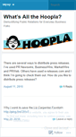 Mobile Screenshot of hooplamedia.wordpress.com