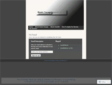 Tablet Screenshot of hautevoyage.wordpress.com
