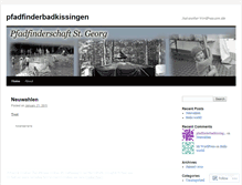 Tablet Screenshot of pfadfinderbadkissingen.wordpress.com