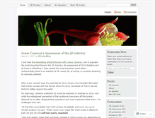 Tablet Screenshot of 3dcontentblog.wordpress.com