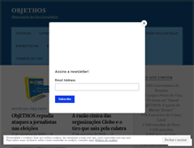 Tablet Screenshot of objethos.wordpress.com