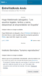 Mobile Screenshot of entrevistandoando.wordpress.com
