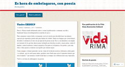 Desktop Screenshot of conpoesia.wordpress.com