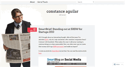 Desktop Screenshot of constanceaguilar.wordpress.com