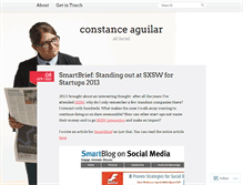 Tablet Screenshot of constanceaguilar.wordpress.com