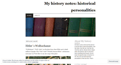 Desktop Screenshot of myhistorynotes.wordpress.com