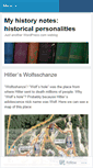Mobile Screenshot of myhistorynotes.wordpress.com