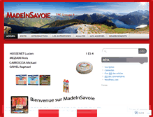 Tablet Screenshot of madeinsavoie.wordpress.com