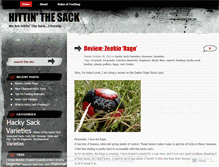 Tablet Screenshot of hittinthesack.wordpress.com