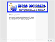 Tablet Screenshot of ideasdigitales1.wordpress.com