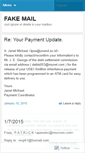 Mobile Screenshot of justfakemail.wordpress.com