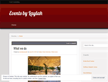 Tablet Screenshot of eventsbylaylah.wordpress.com