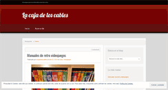 Desktop Screenshot of lacajadeloscables.wordpress.com