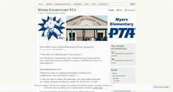 Desktop Screenshot of myerspta.wordpress.com