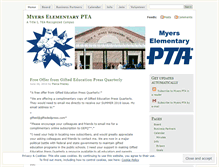 Tablet Screenshot of myerspta.wordpress.com