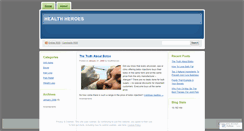 Desktop Screenshot of healthheroes.wordpress.com