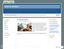 Tablet Screenshot of healthheroes.wordpress.com