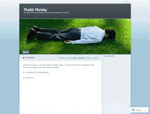 Tablet Screenshot of muddymonday.wordpress.com