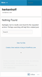 Mobile Screenshot of herkenhoff.wordpress.com