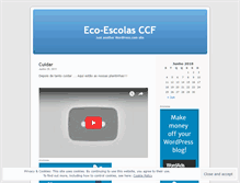 Tablet Screenshot of ecoescolasccf.wordpress.com