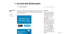 Desktop Screenshot of curvedwithenthusiasm.wordpress.com