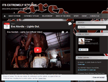 Tablet Screenshot of extrement.wordpress.com