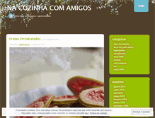Tablet Screenshot of nacozinhacomamigos.wordpress.com