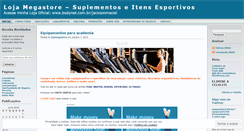 Desktop Screenshot of lojamegastore.wordpress.com