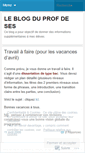 Mobile Screenshot of leprofdeses.wordpress.com