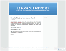 Tablet Screenshot of leprofdeses.wordpress.com