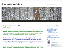 Tablet Screenshot of brendansladder.wordpress.com