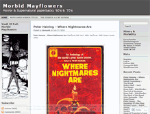 Tablet Screenshot of morbidmayflowers.wordpress.com