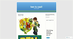 Desktop Screenshot of ben104.wordpress.com