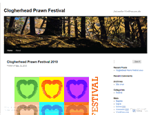 Tablet Screenshot of prawnfestival.wordpress.com