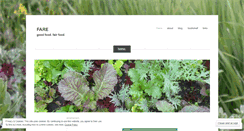 Desktop Screenshot of freshfare.wordpress.com