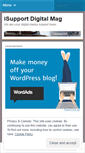 Mobile Screenshot of isupportdigitalmag.wordpress.com